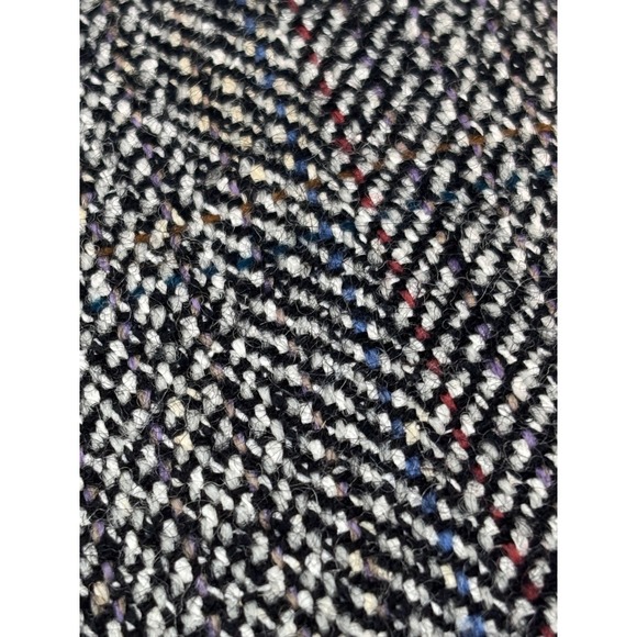 Vintage 1960s Blazer Sport Coat Donegal Tweed Wool Jacket 40R Ivy Salt & Pepper - Picture 5 of 16